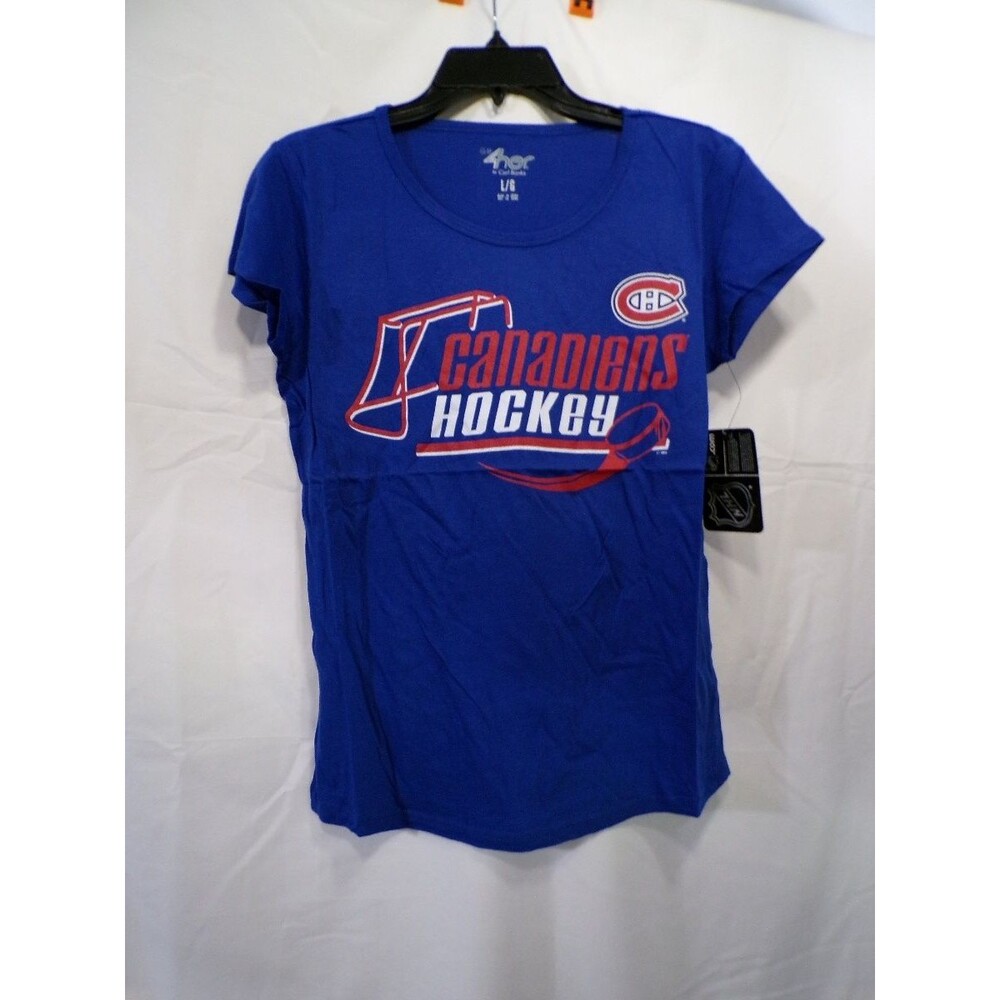 G-III 4Her by Carl Banks Women's Montreal Canadiens Crew T-Shirt L